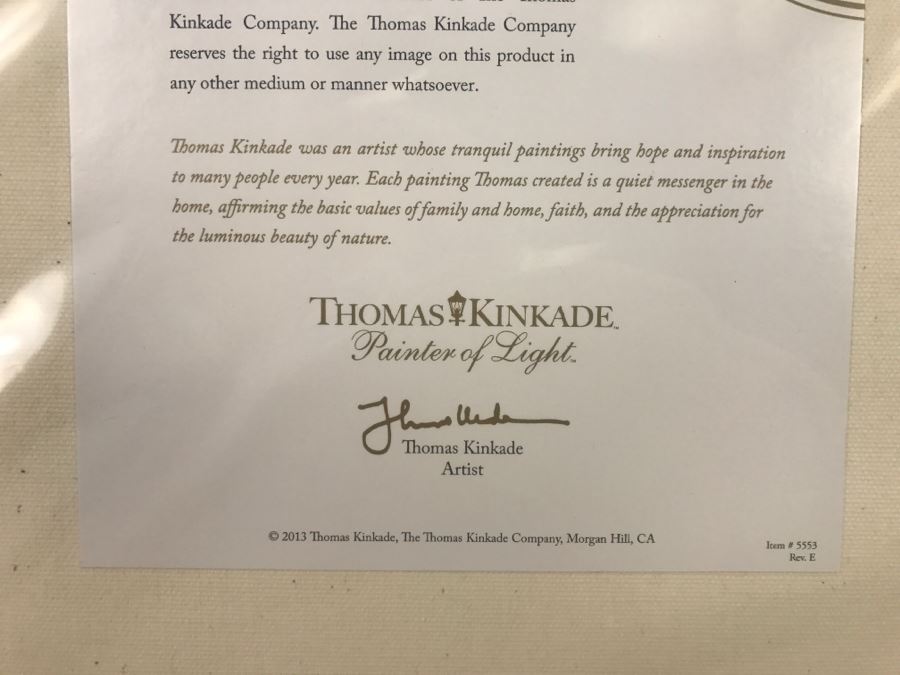 Thomas Kinkade Disney Mickey Mouse Print - 1'3' X 1'3' [Photo 9]