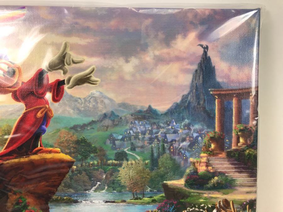 Thomas Kinkade Disney Mickey Mouse Print - 1'3' X 1'3' [Photo 7]