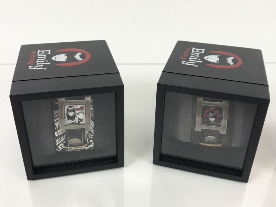 Pair Of Emily The Strange Watches New In Box
