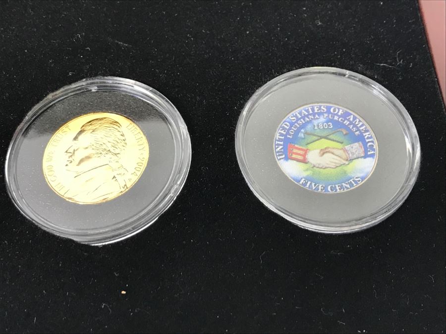 The Morgan Mint 2004 Ultimate Nickel Collection 12-Coin Collection In Presentation Box Liberty Head Nickel, Buffalo Nickel, 24K Gold Plated Nickel And More [Photo 10]
