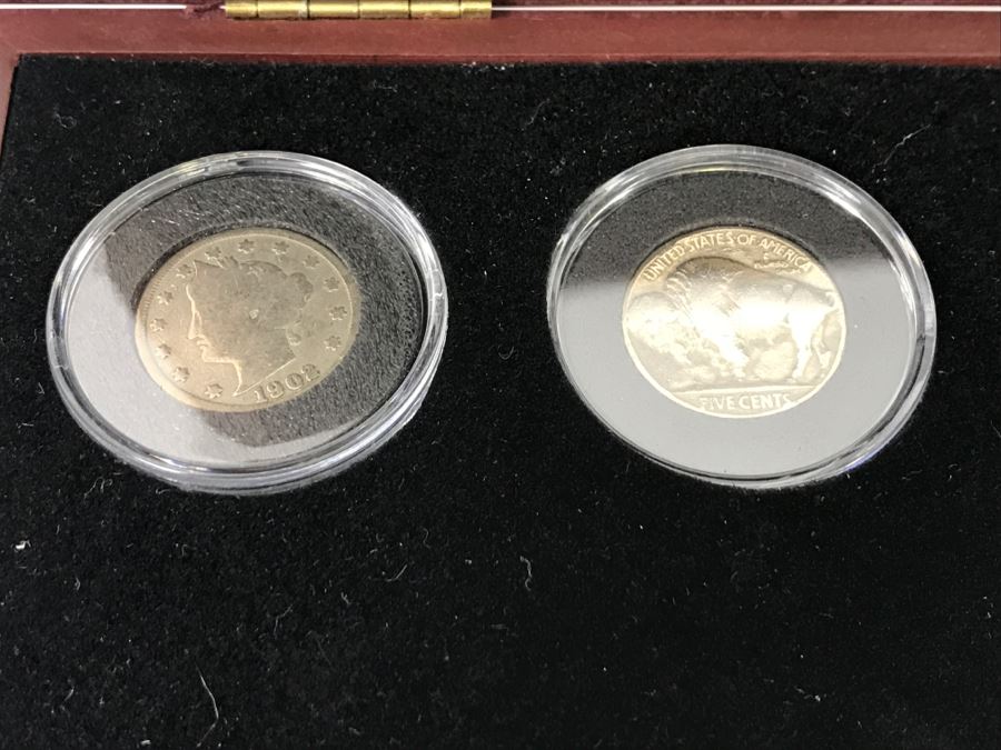The Morgan Mint 2004 Ultimate Nickel Collection 12-Coin Collection In Presentation Box Liberty Head Nickel, Buffalo Nickel, 24K Gold Plated Nickel And More [Photo 8]