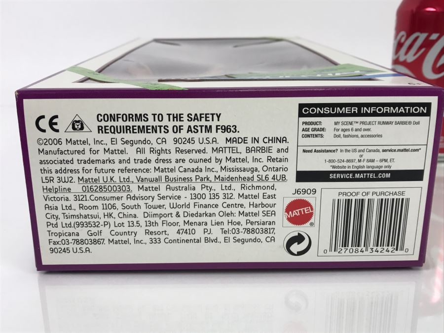 Mattel Bravo Project Runway MyScene Barbie Doll New In Box 2006 [Photo 6]