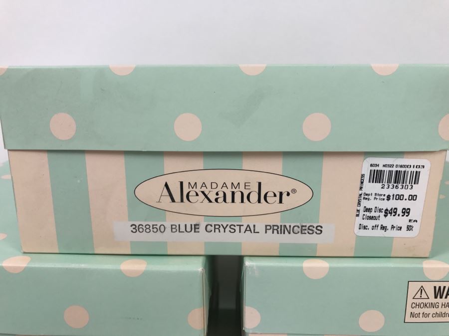 (3) Madame Alexander Dolls New In Boxes - Blue Crystal Princess, Jack & The Beanstalk, Turquoise Fantasy [Photo 2]
