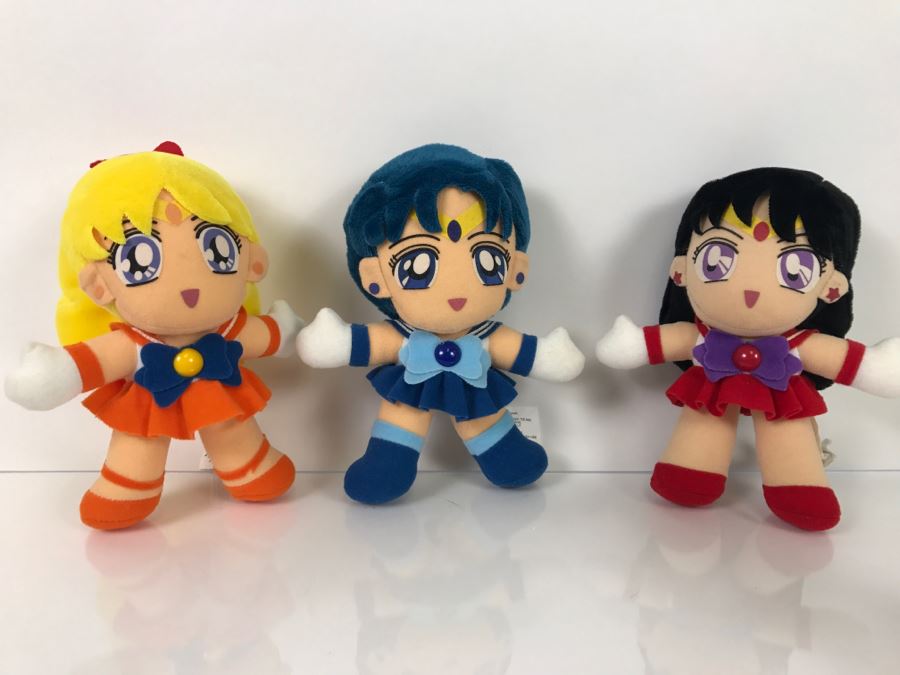 Sailor Moon Trading Cards, (3) Sailor Moon Plush Toys, (2) Pokemon Plush Toys And Japanese Organizer Mamaja Naiyo.Konaideyo [Photo 16]