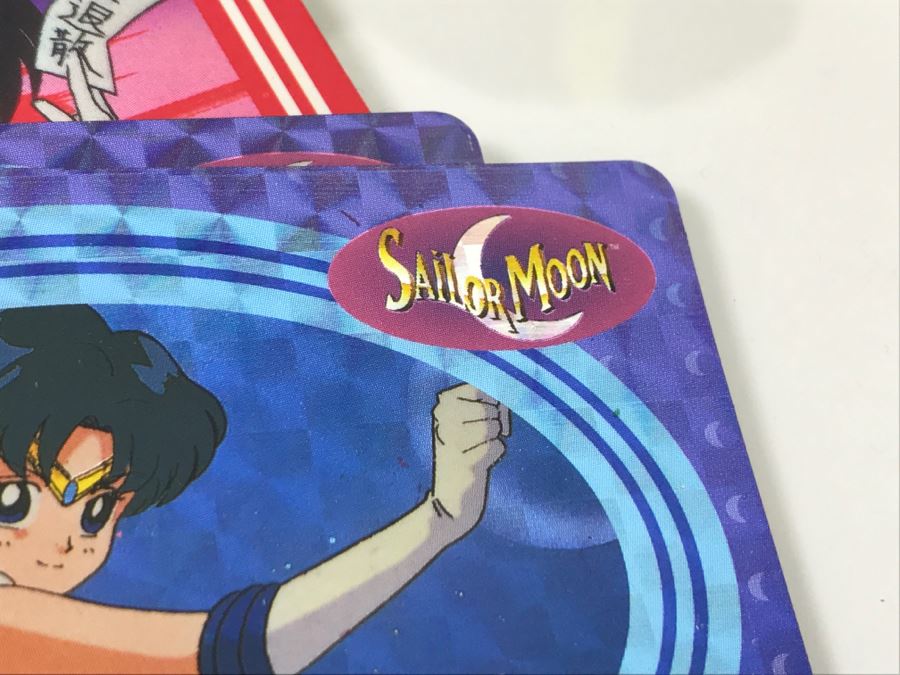 Sailor Moon Trading Cards, (3) Sailor Moon Plush Toys, (2) Pokemon Plush Toys And Japanese Organizer Mamaja Naiyo.Konaideyo [Photo 5]