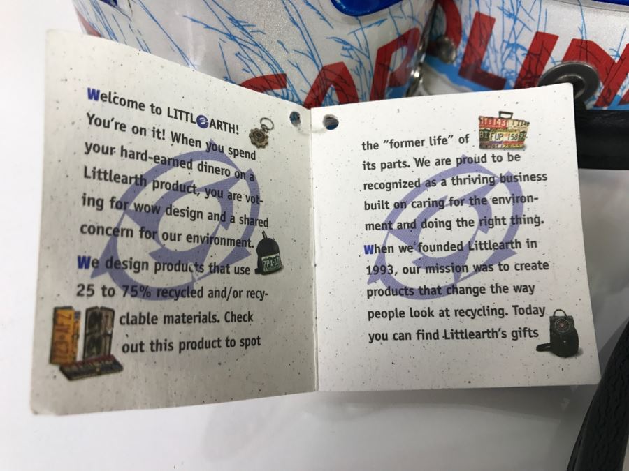 LittlEarth North Carolina License Plate Handbag Purse New With Tags [Photo 10]