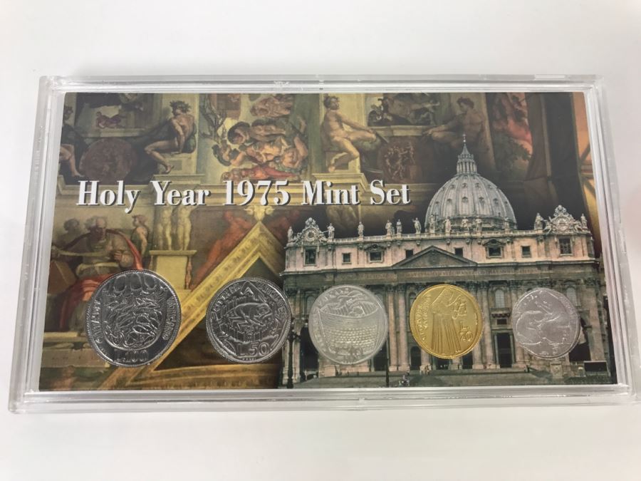 Holy Year 1975 Mint Set Vatican State Arms The Morgan Mint