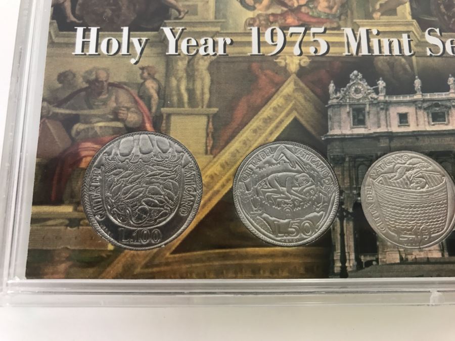 Holy Year 1975 Mint Set Vatican State Arms The Morgan Mint [Photo 3]