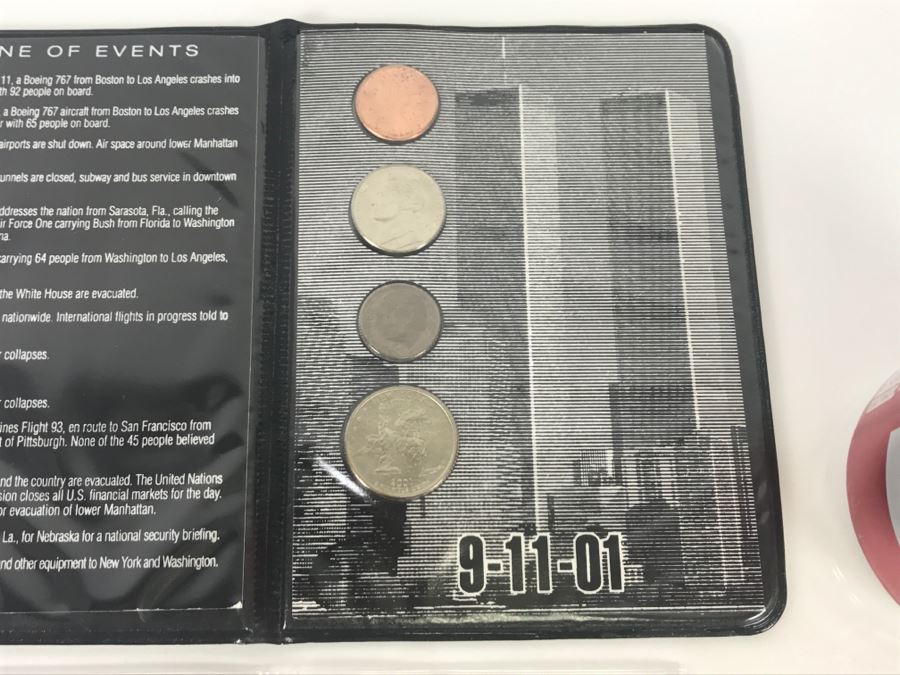 9/11/01 Coins With Timeline Of Events From The Merrick Mint And 9/11 Coin From Premier Collectibles [Photo 4]