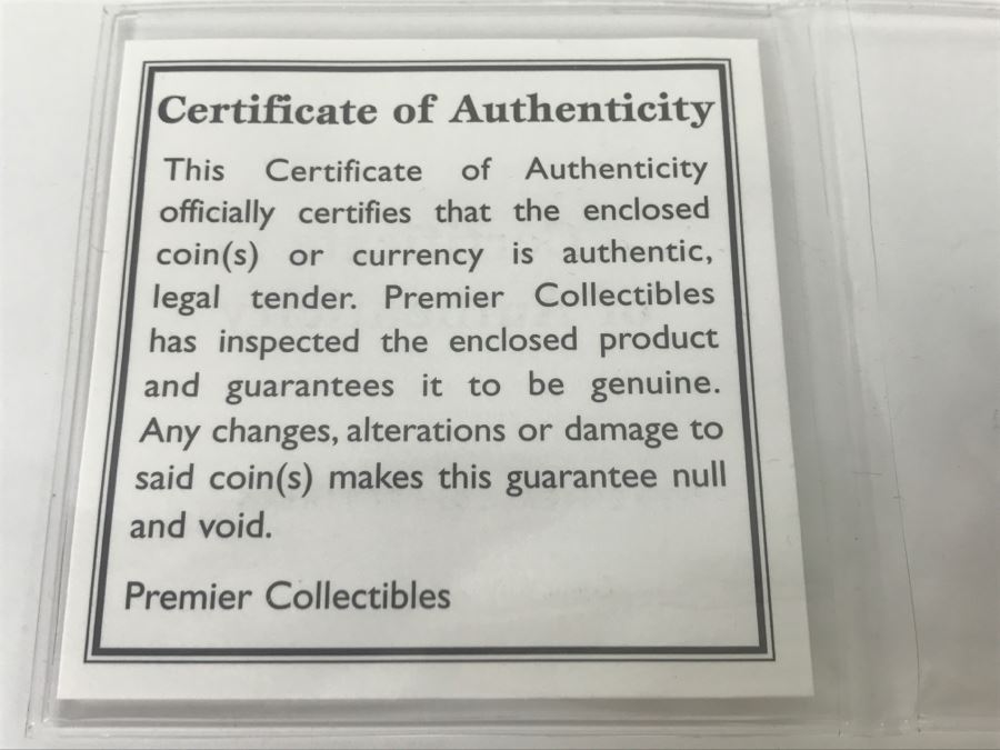 9/11/01 Coins With Timeline Of Events From The Merrick Mint And 9/11 Coin From Premier Collectibles [Photo 11]