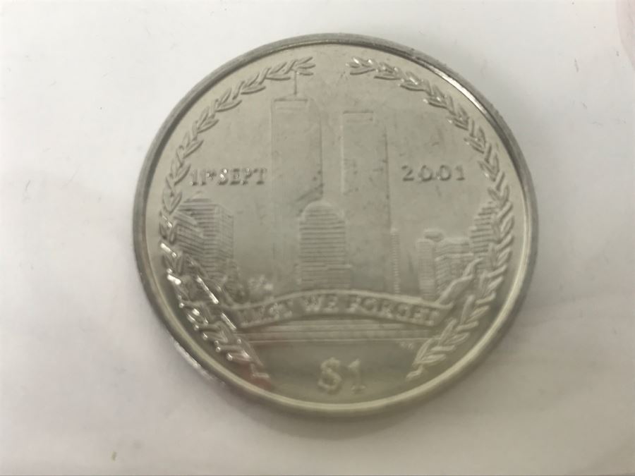 9/11/01 Coins With Timeline Of Events From The Merrick Mint And 9/11 Coin From Premier Collectibles [Photo 9]