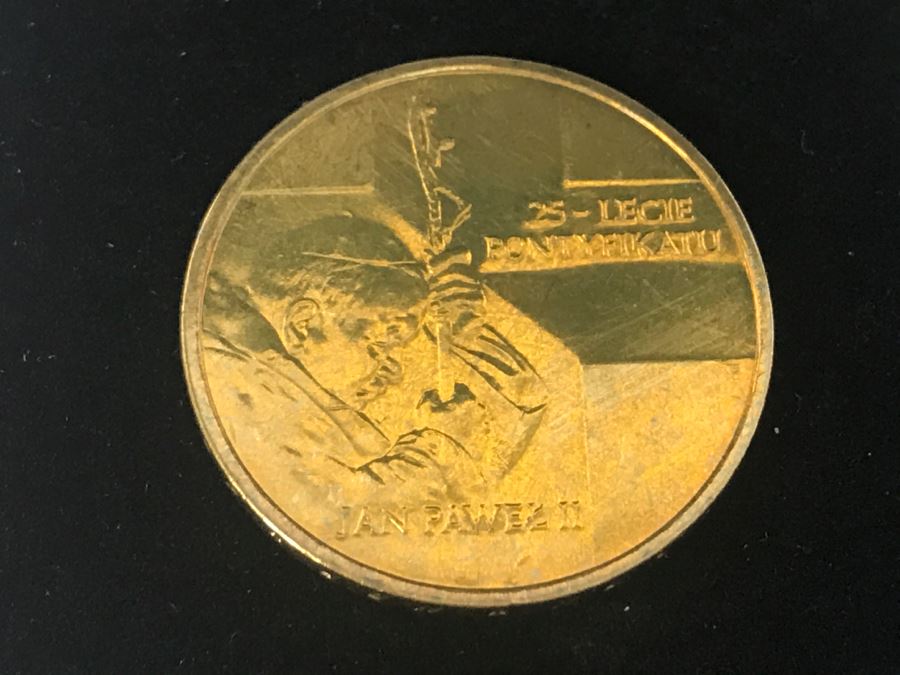 2003 Poland Pontificate Coin 25- Lecie Pontyfikatu Rzeczpospolita Polska 2003 Pope John Paul [Photo 2]