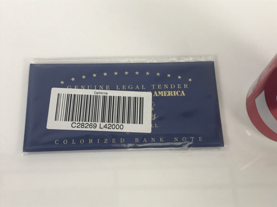 Colorized U.S. Bank Note With Security Features $2 Bill California Merrick Mint [Photo 2]