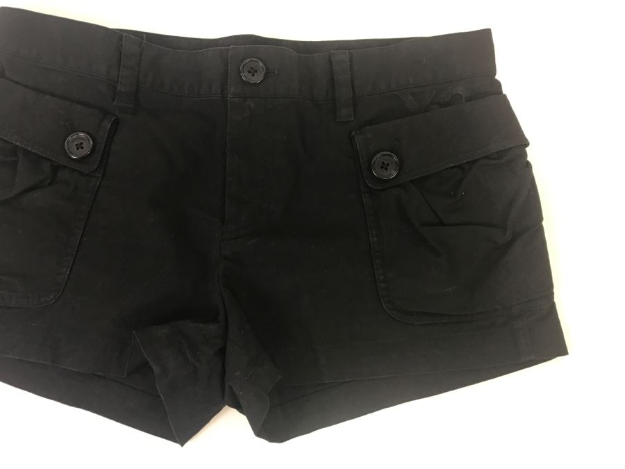 Y-3 YOHJI YAMAMOTO Girls Black Shorts Size S/P [Photo 3]