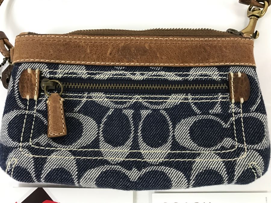 Coach (CJ608) Teri Small Mist Leather Signature Quilted Shoulder Handbag  Purse - Walmart.com