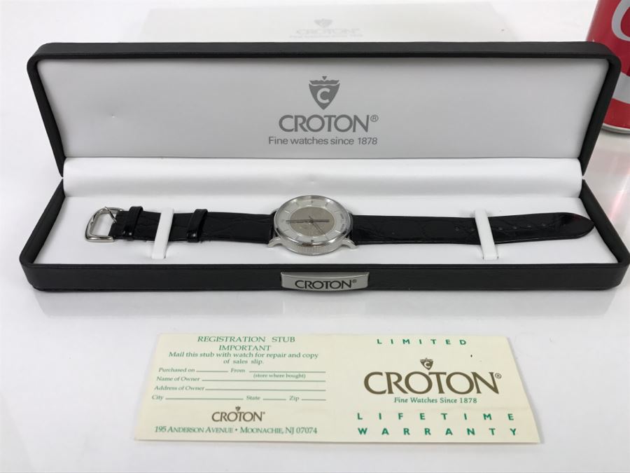 CROTON SWISS Watch Collectible California State Quarter Fine Watch New In Box [Photo 1]