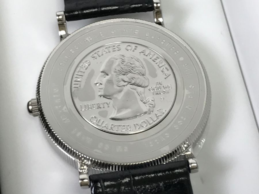 CROTON SWISS Watch Collectible California State Quarter Fine Watch New In Box [Photo 10]