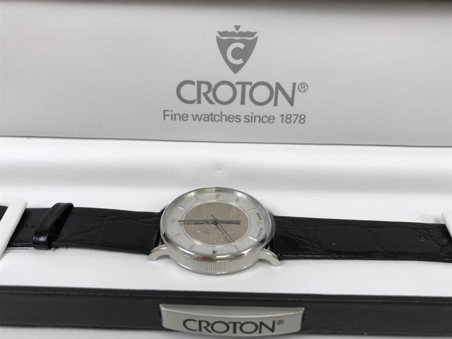 CROTON SWISS Watch Collectible California State Quarter Fine Watch New In Box [Photo 4]