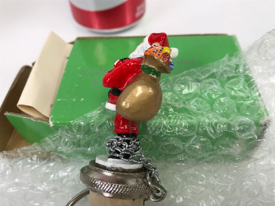 (5) Collection Of Collectible Wine Bottle Stoppers Wine Things Unlimited [Photo 14]