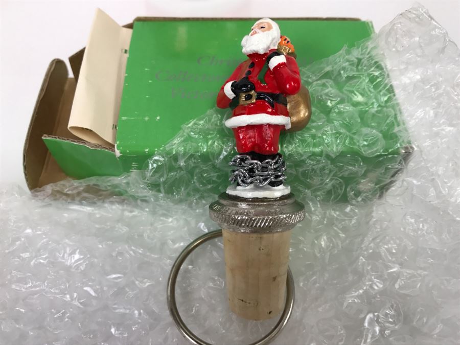 (5) Collection Of Collectible Wine Bottle Stoppers Wine Things Unlimited [Photo 12]