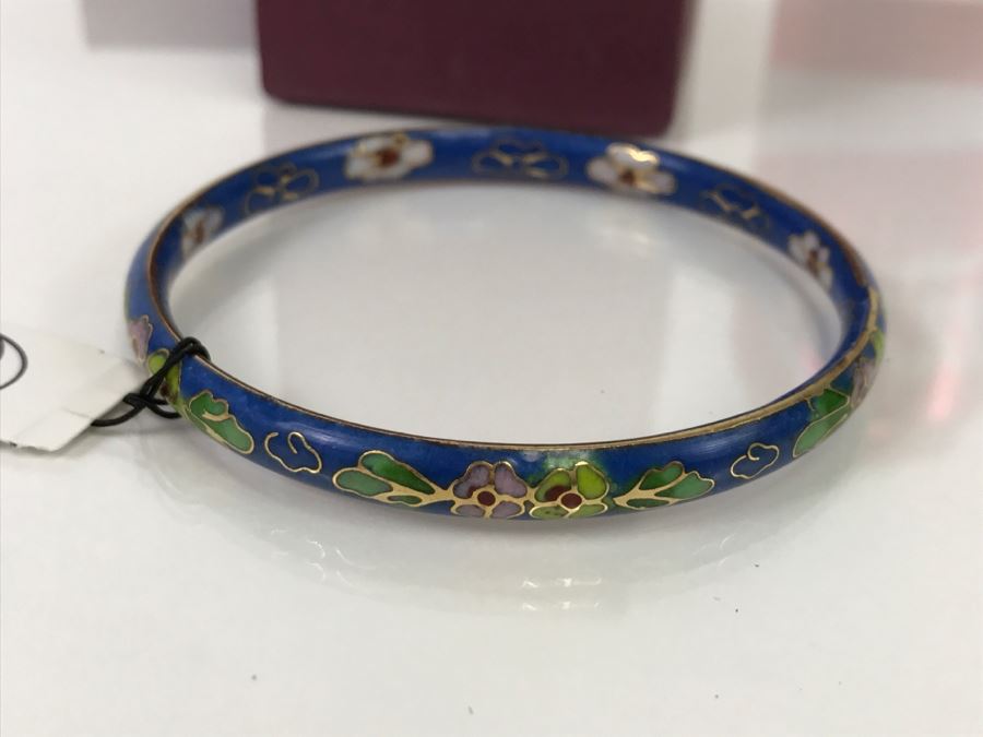 Collection Of Vintage Chinese Cloisonne Bangles [Photo 5]