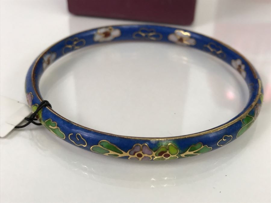 Collection Of Vintage Chinese Cloisonne Bangles [Photo 4]