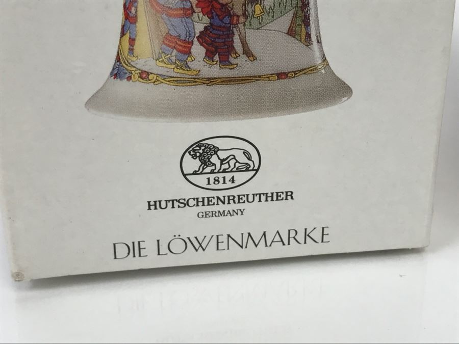 (3) Hutschenreuther Germany Collectible Christmas Bells In Original Boxes 1994, 1995, 1996 [Photo 6]