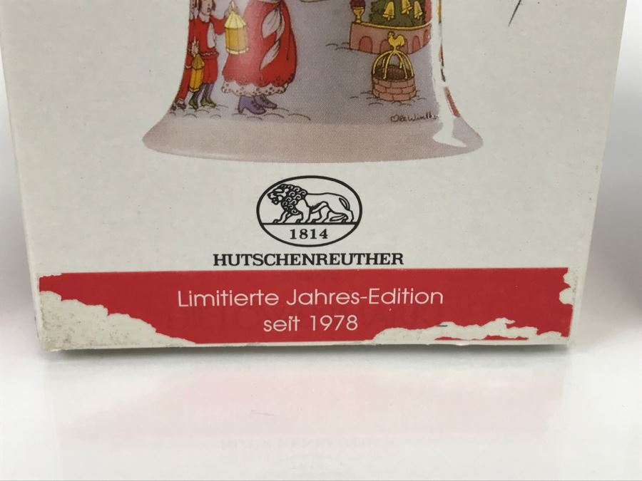 (3) Hutschenreuther Germany Collectible Christmas Bells In Original Boxes 1994, 1995, 1996 [Photo 3]
