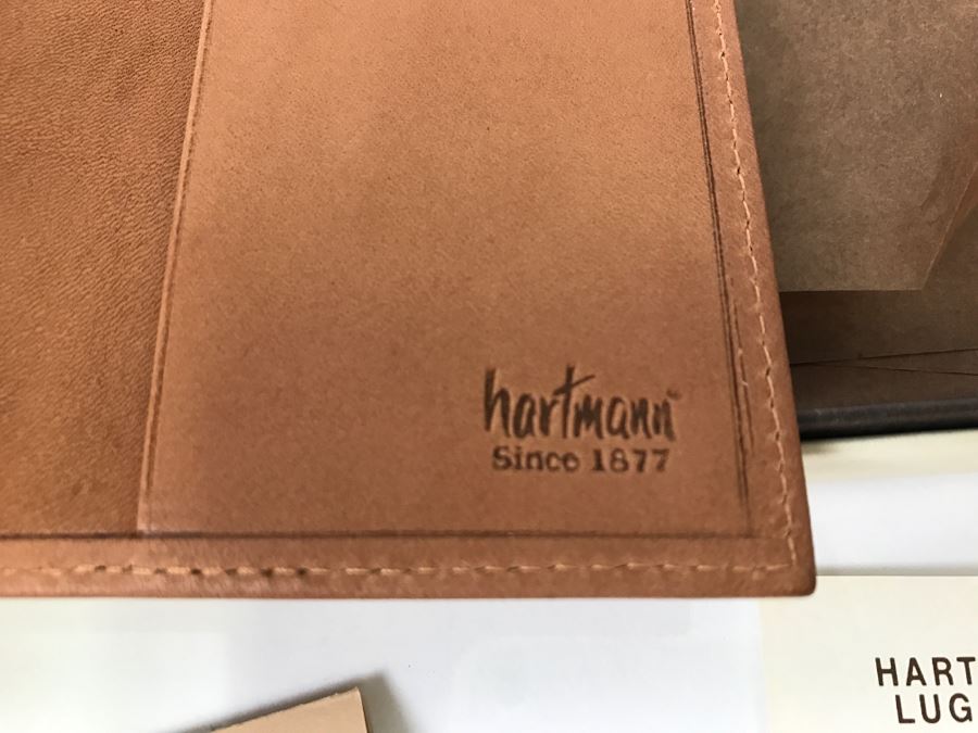 Hartmann Luggage Leather Wallet And Passport Wallet New In Box [Photo 8]