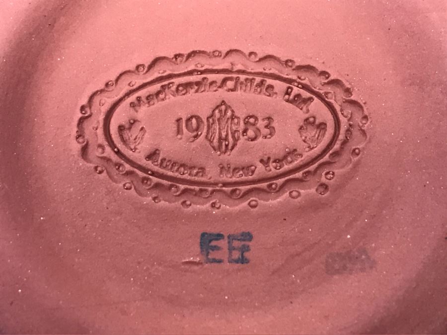 Set Of (5) MacKenzie-Childs Hand-Painted Ceramics 'Madison' Pattern + (2) MacKenzie-Childs Stemware + (2) Hand-Painted Stemware [Photo 17]