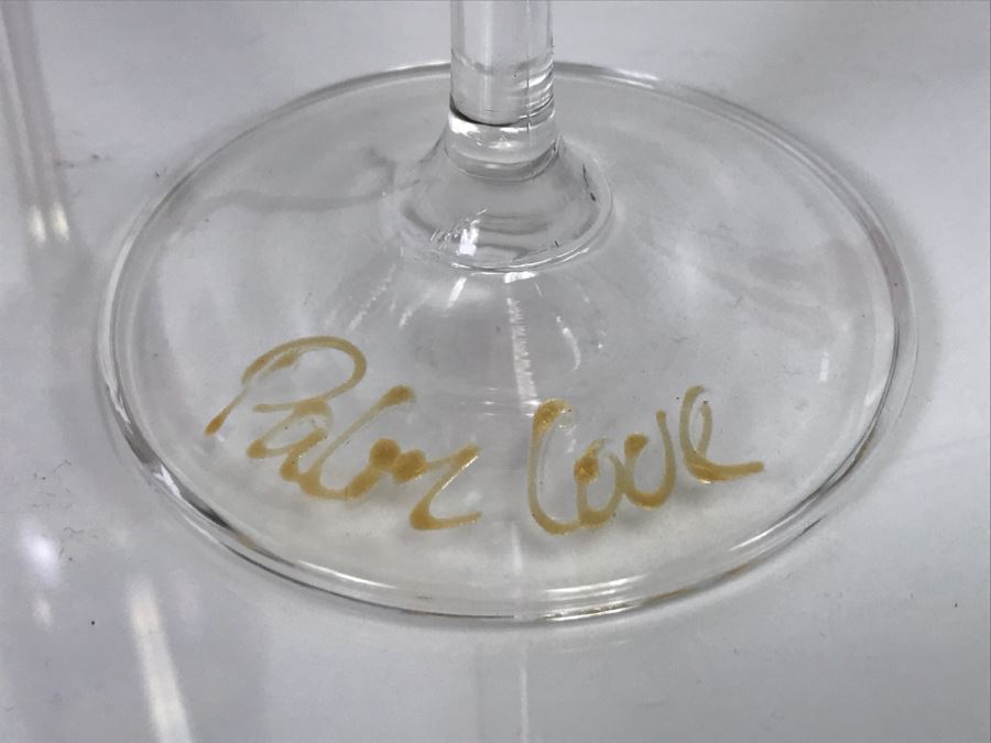 Set Of (5) MacKenzie-Childs Hand-Painted Ceramics 'Madison' Pattern + (2) MacKenzie-Childs Stemware + (2) Hand-Painted Stemware [Photo 20]