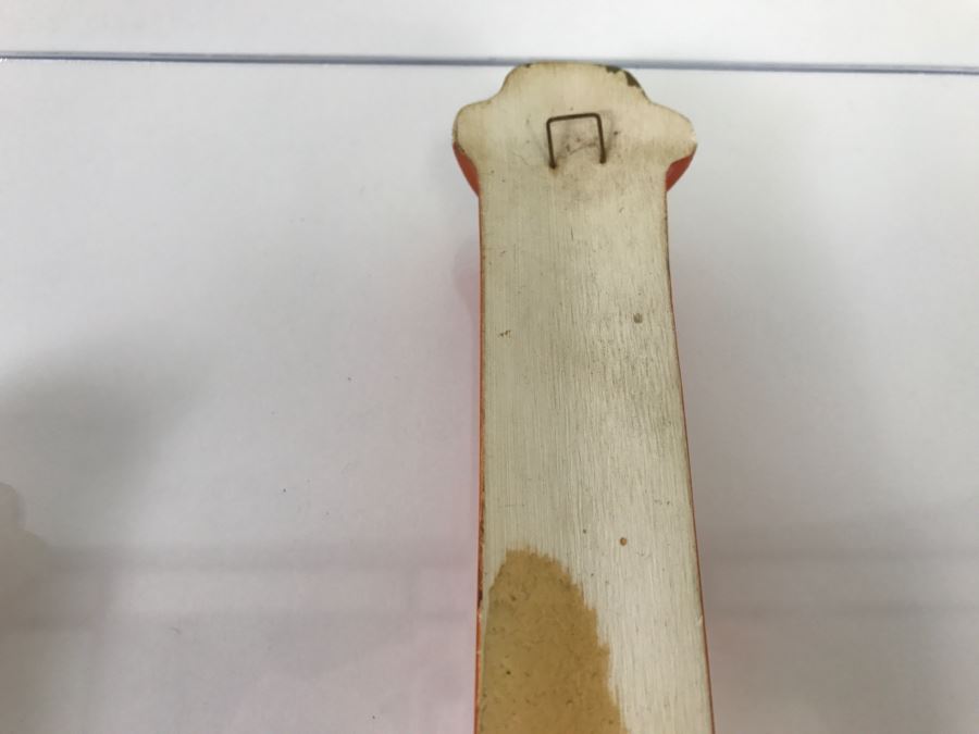 Set Of 3 Mid-Century Orange Wall Decorations [Photo 6]