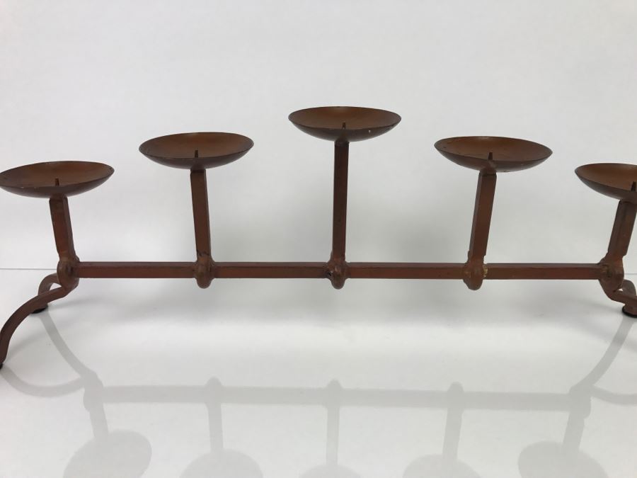 Metal 5-Arm Candleholder [Photo 3]