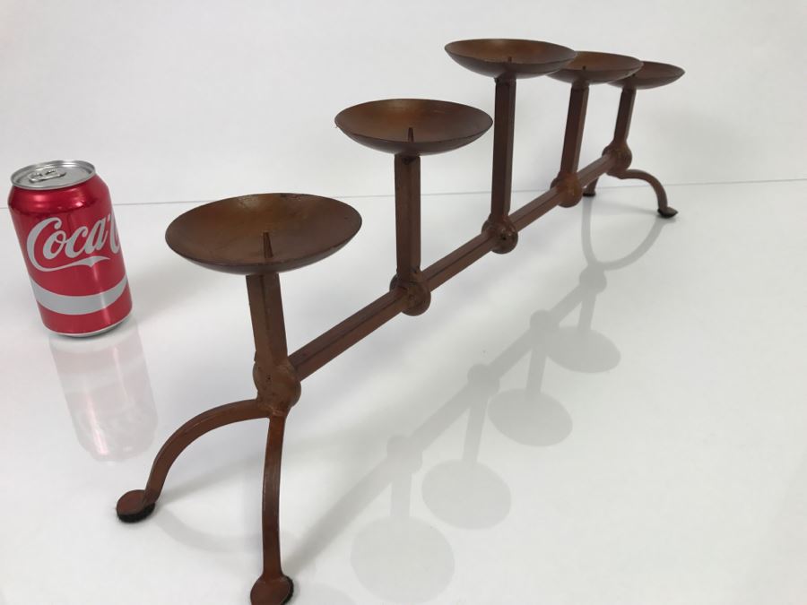 Metal 5-Arm Candleholder [Photo 1]