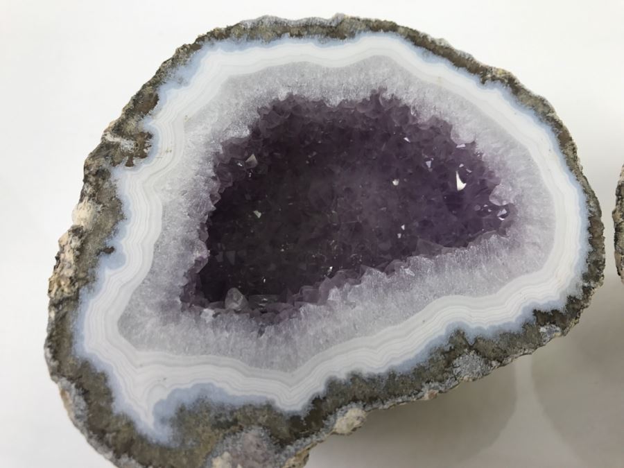Both Cut Halves Of Purple Amethyst Geode [Photo 5]