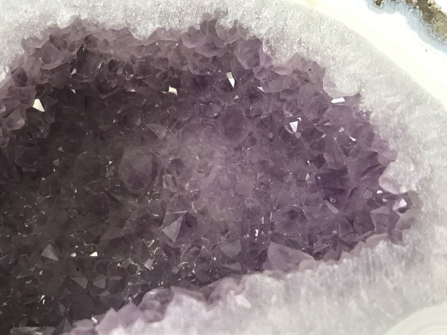 Both Cut Halves Of Purple Amethyst Geode [Photo 9]