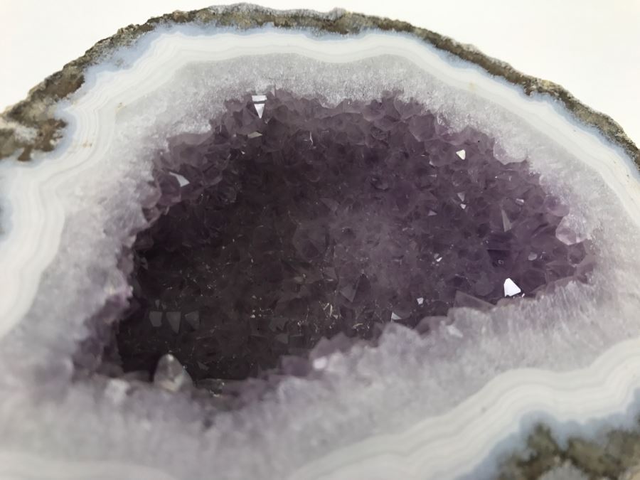 Both Cut Halves Of Purple Amethyst Geode [Photo 6]