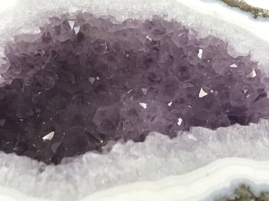 Both Cut Halves Of Purple Amethyst Geode [Photo 15]