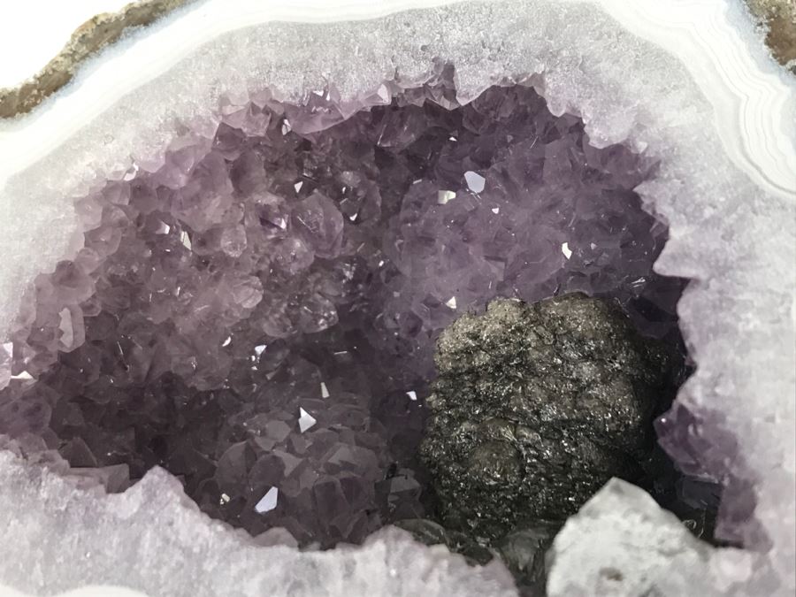 Both Cut Halves Of Purple Amethyst Geode [Photo 10]