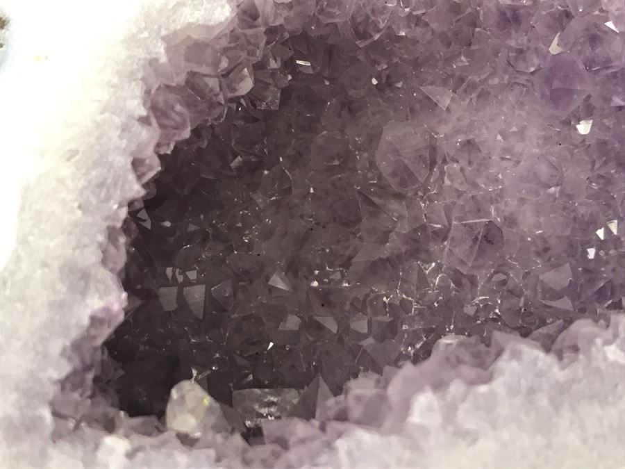 Both Cut Halves Of Purple Amethyst Geode [Photo 8]