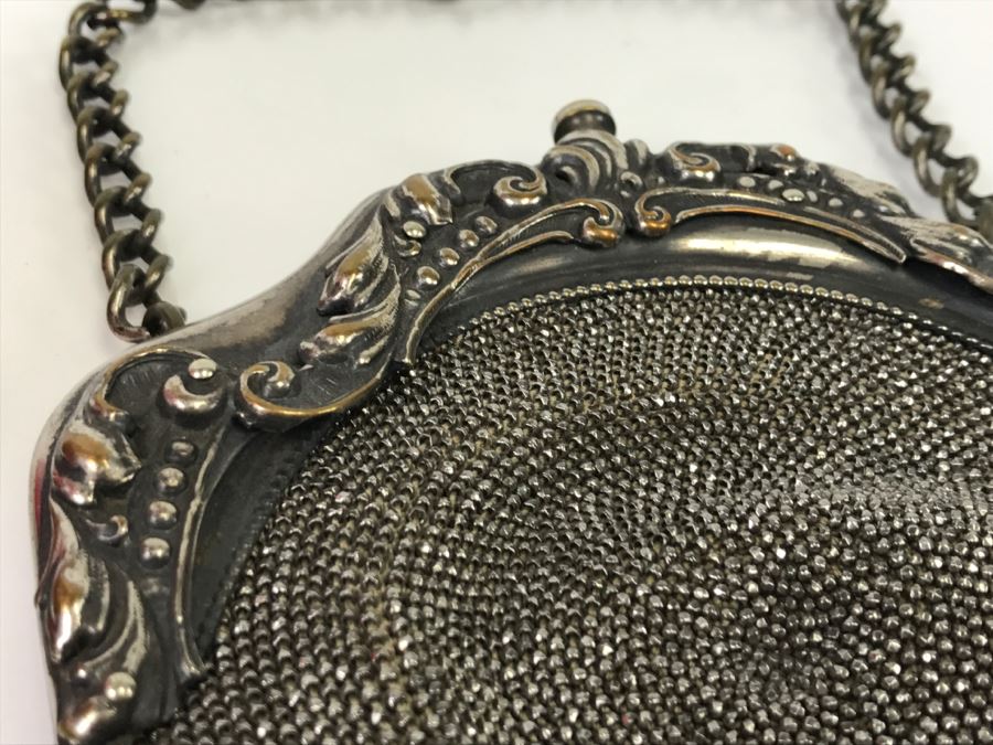 Vintage Beaded Leather Purse [Photo 4]