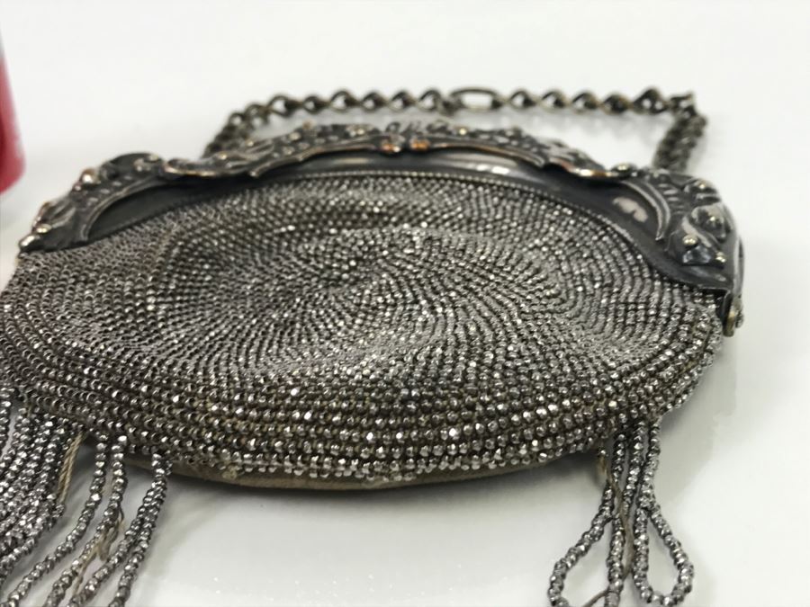 Vintage Beaded Leather Purse [Photo 7]
