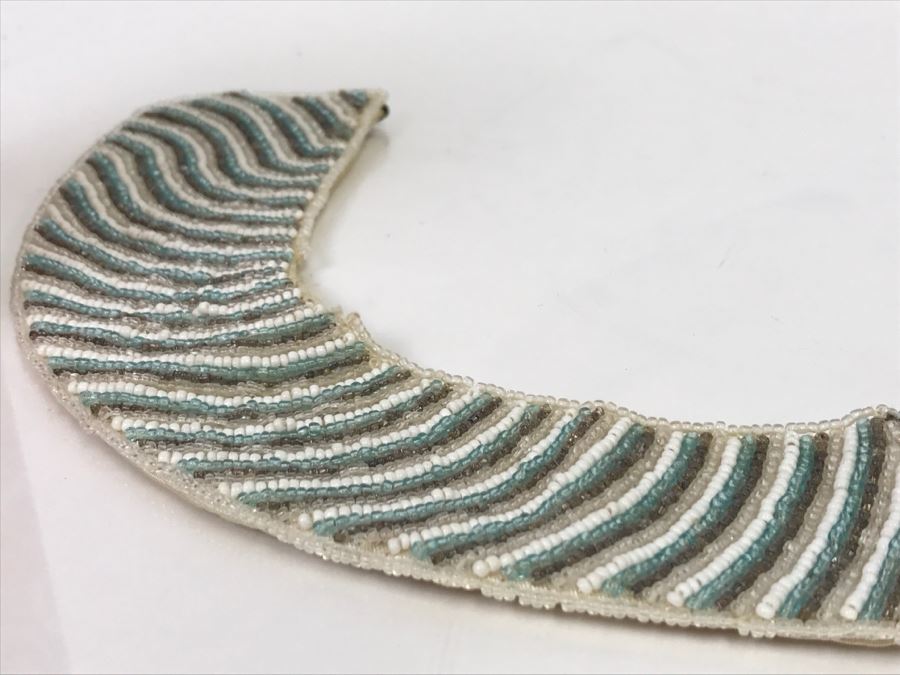 Vintage Beaded Dress Collar  [Photo 6]