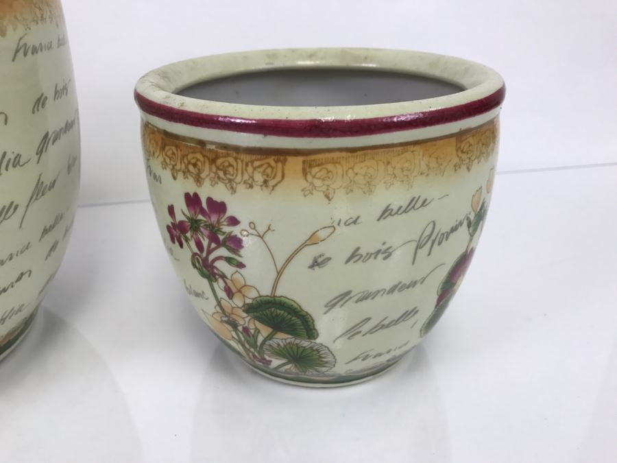 Set Of 3 Outdoor Pots Planters [Photo 5]