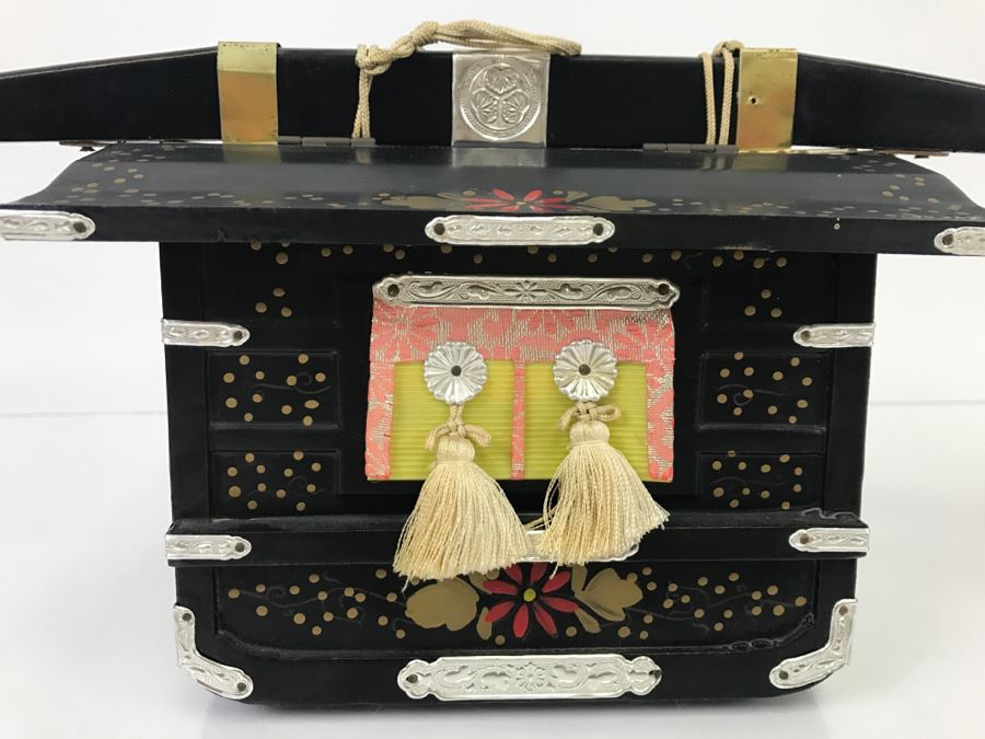 Japanese Music Box Piggy Bank With Key [Photo 2]