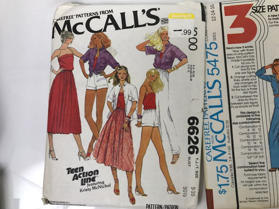 Lot Of Vintage Sewing Patterns [Photo 7]