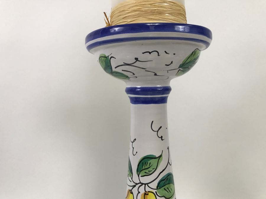 LARGE Vietri Italian Candleholders - 11'R X 1'4'H [Photo 7]