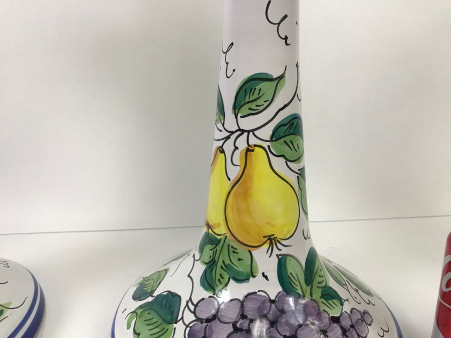 LARGE Vietri Italian Candleholders - 11'R X 1'4'H [Photo 6]