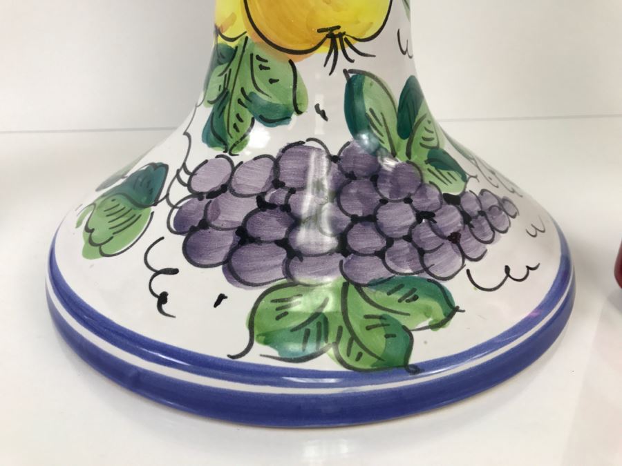 LARGE Vietri Italian Candleholders - 11'R X 1'4'H [Photo 5]