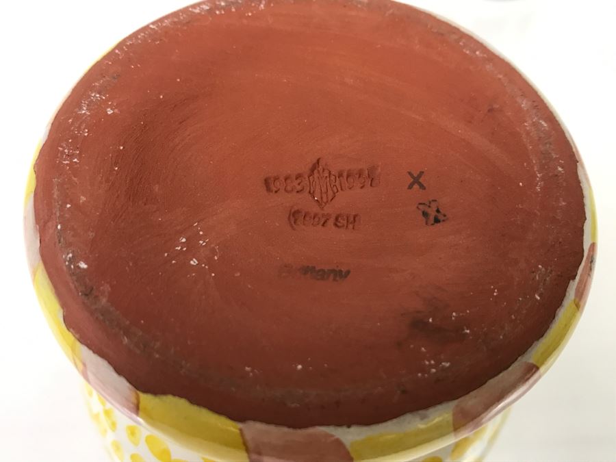 MacKenzie-Childs Hand-Painted Ceramics Vase [Photo 7]